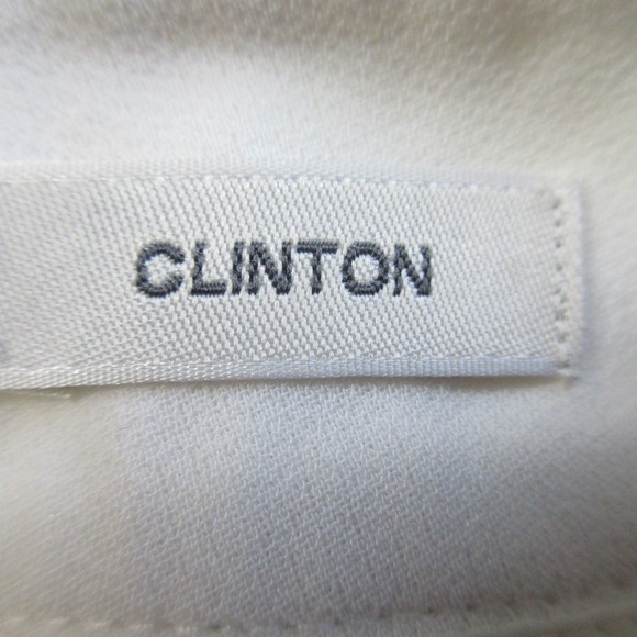 Lafayette 148 New York Clinton White Pants Career Cropped Trousers Womens 4 354 - Picture 10 of 14